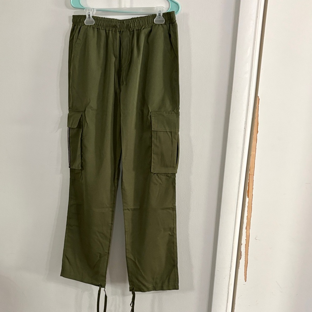 Olive Cargo Pants